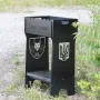 Мангал розбірний PAN із підставкою для дров на 8 шампурів, 3мм. Високий.