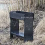 Мангал розбірний PAN з підставкою для дров на 12 шампурів, 3мм Високий.