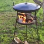 Сковорода з диска PAN 40см із підвісом для вогню, САДЖ