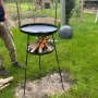 Сковорода з диска PAN 40см із підвісом для вогню, САДЖ