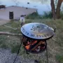 Сковорода з диска PAN 40см із підвісом для вогню, САДЖ