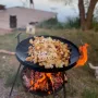 Сковорода з диска PAN 50см із підвісом для вогню, САДЖ