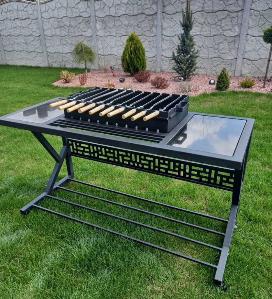 мангал у стилі лофт - магазин твоє тепло 001