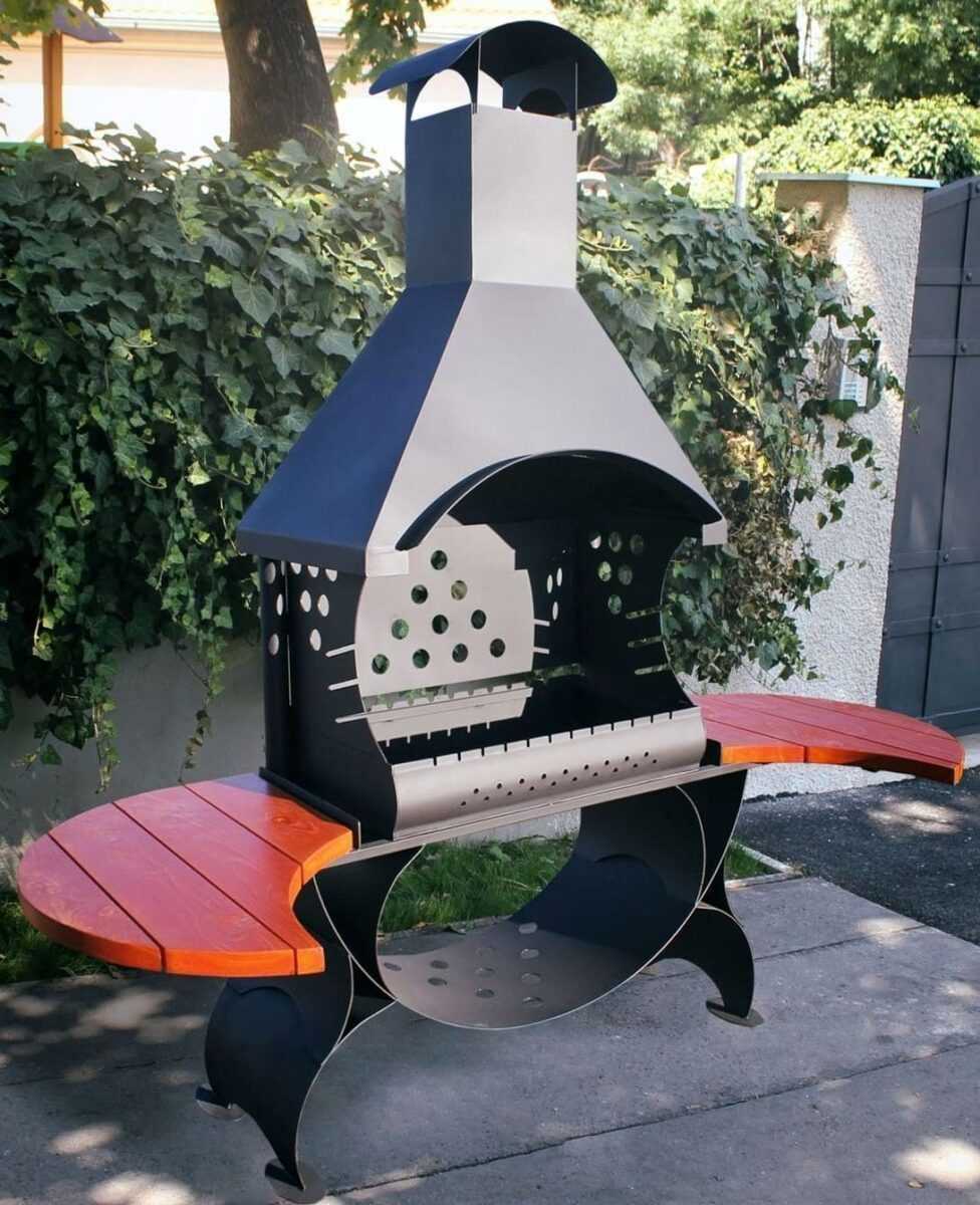 мангал з витяжкою - фото 001