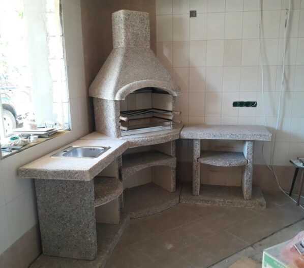 Камін барбекю кутовий Гранд Терракот 00 10