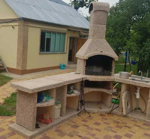 Камін барбекю кутовий Гранд Терракот 00 9